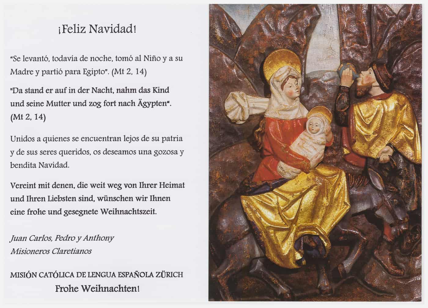 Felicitación de Navidad | Misión Católica de lengua española